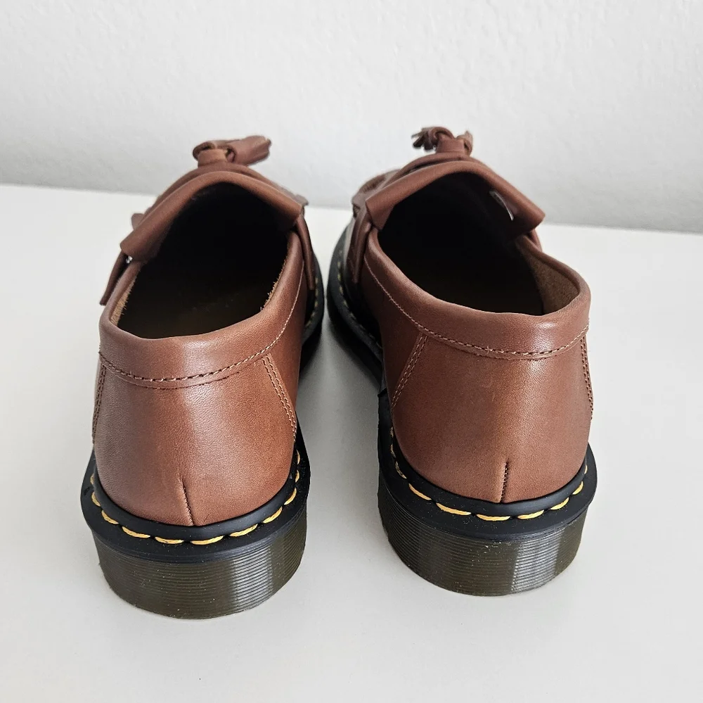 NWOT Dr Martens | Adrian Carrara Leather Tassel Loafer Shoed Mens 10 Womens 11 - Picture 9 of 10